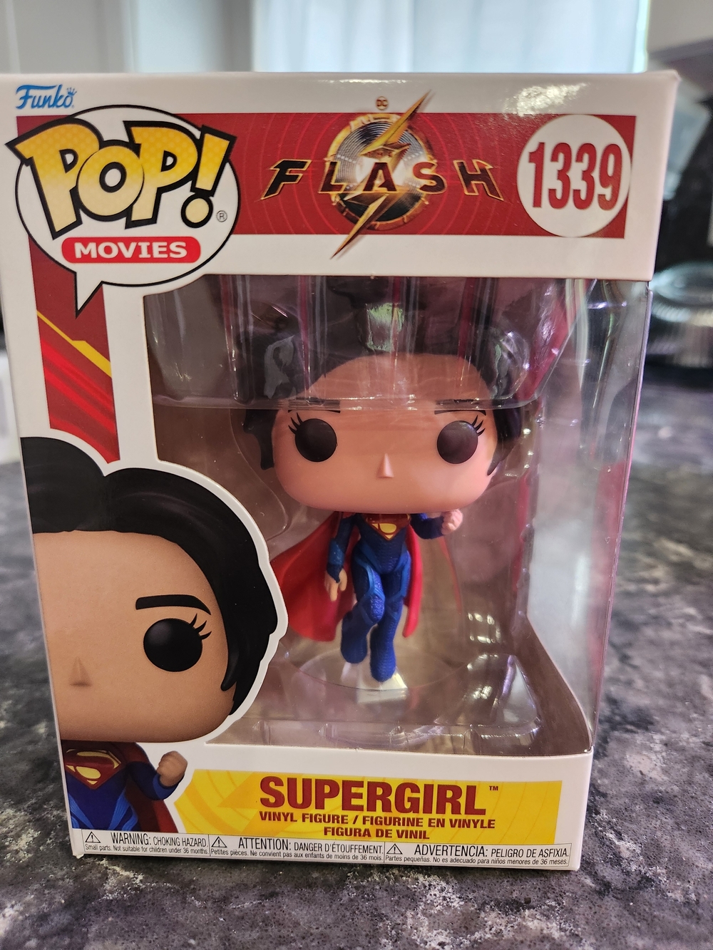 Funko Supergirl Pop! Vinyl Figure - Blue, Red, Black